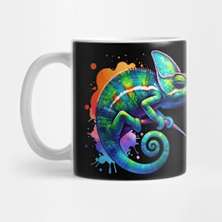 Watercolor Veiled Chameleon Mug